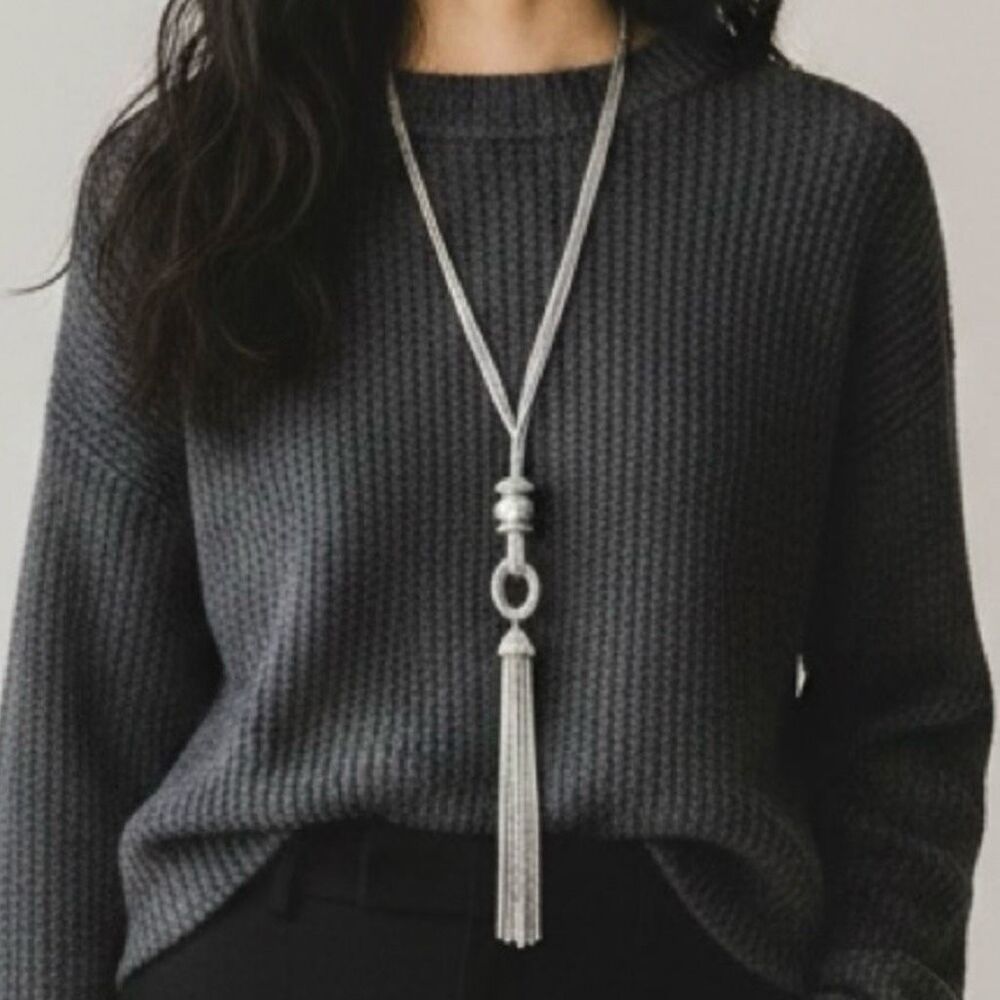 Chico’s | Olga Tassel Necklace | 44” Adjustable